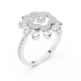 Gold Ring LR-01 (62), White Gold, view 2