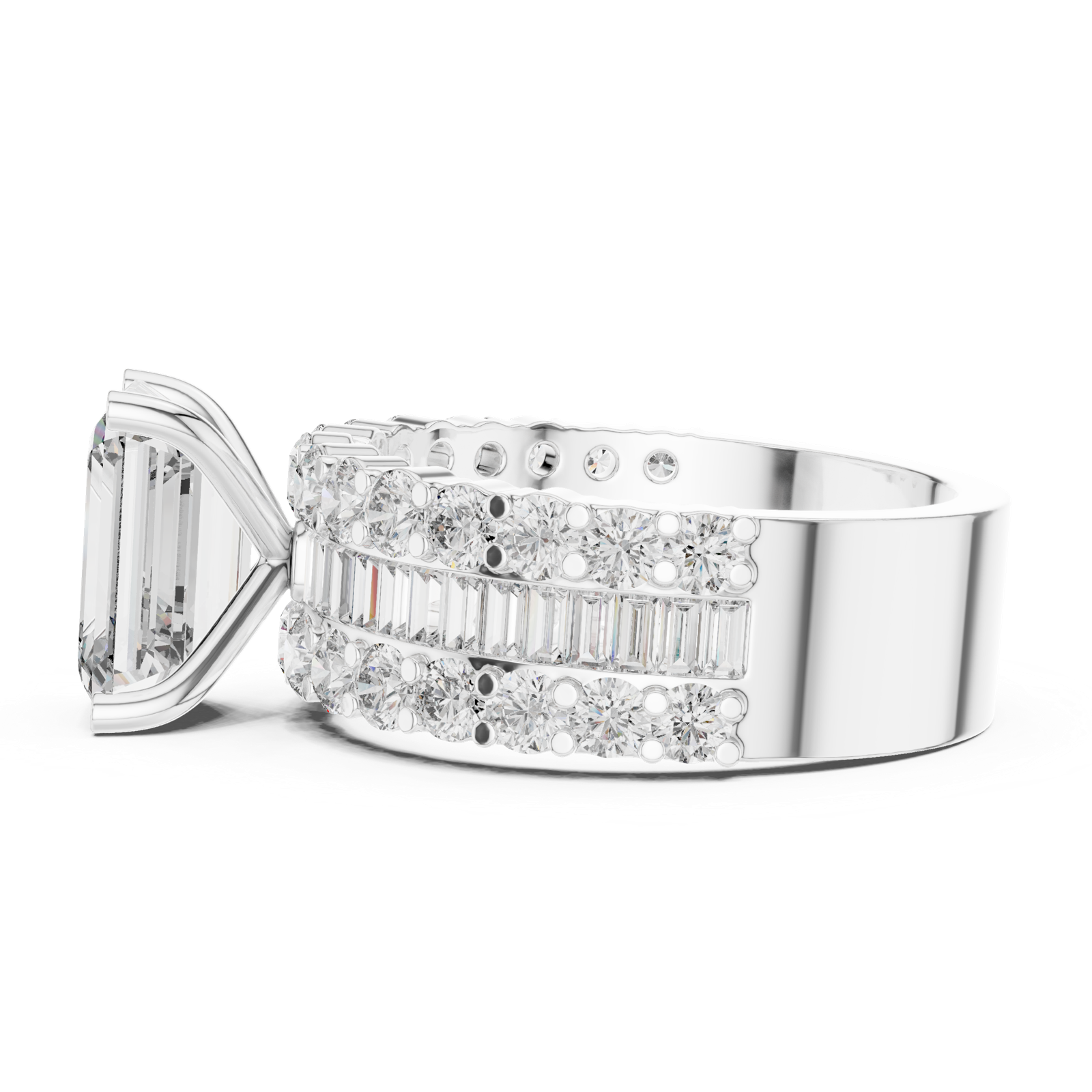 Gold Ring DDLR-199, White Gold