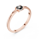 Gold Ring DDLR-413, Rose Gold, view 2