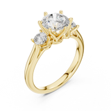 Gold Ring DDLR-920, Yellow Gold, view 2