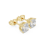 Gold Earrings SBER(2), Yellow Gold, view 1