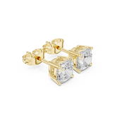 Gold Earrings SBER(2), Yellow Gold, view 1