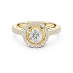 Gold Ring DDLR-668, Yellow Gold, view 4