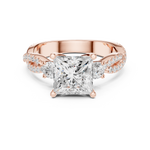 Gold Ring DDLR-1038, Rose Gold