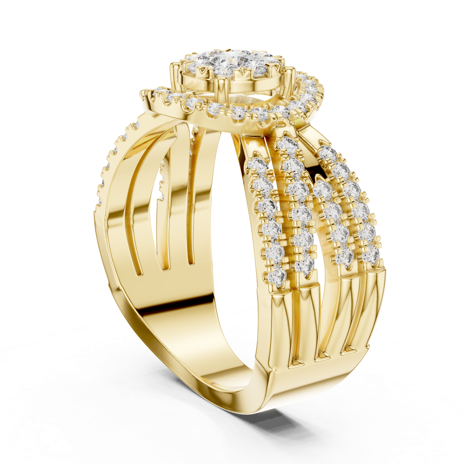 Gold Ring 19-120008L, Yellow Gold, view 1