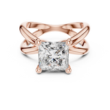 Gold Ring DDLR-051, Rose Gold, view 4