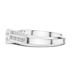 Gold Ring LR-0303, White Gold, view 3