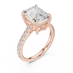 Gold Ring DDLR-1029, Rose Gold, view 2
