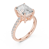 Gold Ring DDLR-1029, Rose Gold, view 2