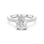 Gold Ring DDLR-915, White Gold, view 4