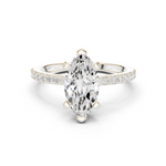 Gold Ring DDLR-887, White Gold