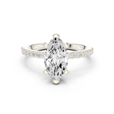 Gold Ring DDLR-887, White Gold