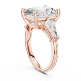 Gold Ring DDLR-288, Rose Gold, view 1