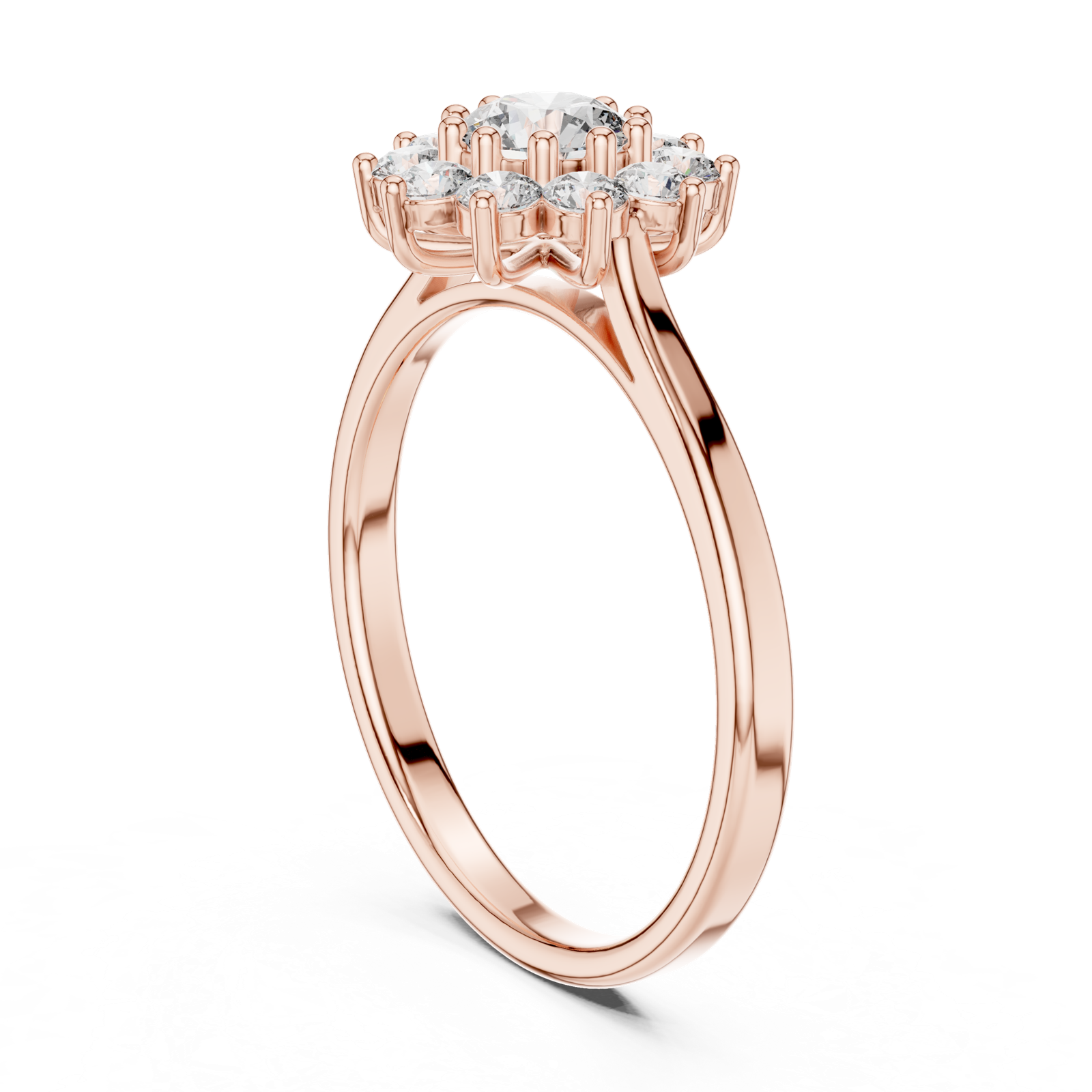 Gold Ring ALR-94, Rose Gold