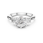 Gold Ring DDLR-920, White Gold, view 4