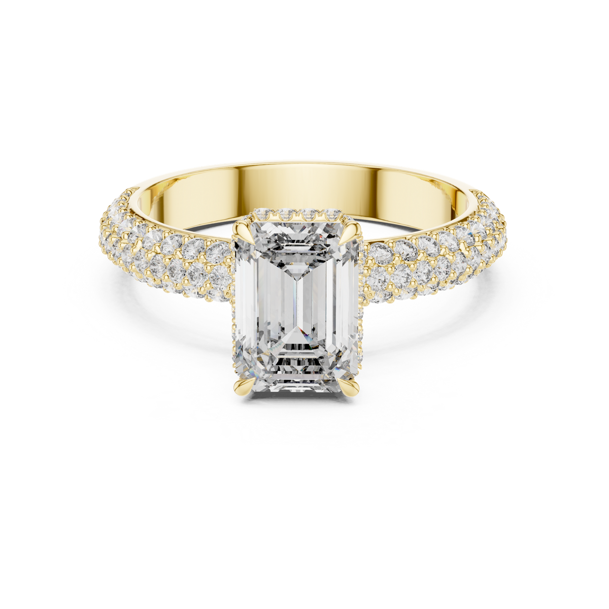 Gold Pendant 9-10035L_SS8, Yellow Gold