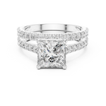 Gold Ring DDLR-010, White Gold, view 4