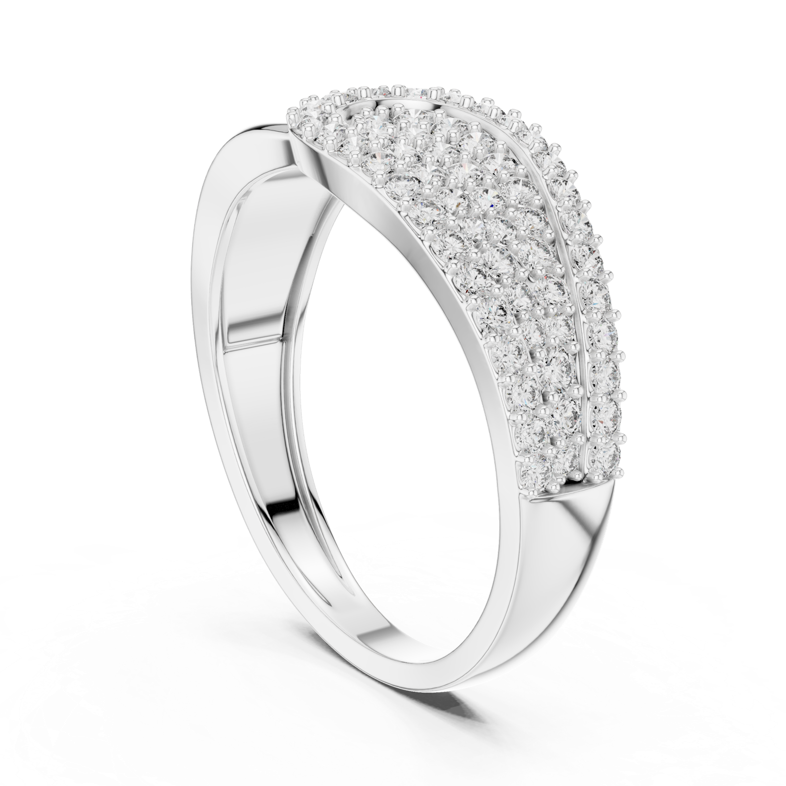 Gold Ring LR-01 (5), White Gold