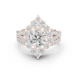 Gold Ring DDLR-297, Rose Gold