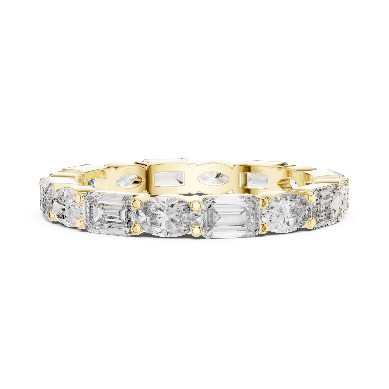 Gold Ring DDLR-230, Yellow Gold, view 3