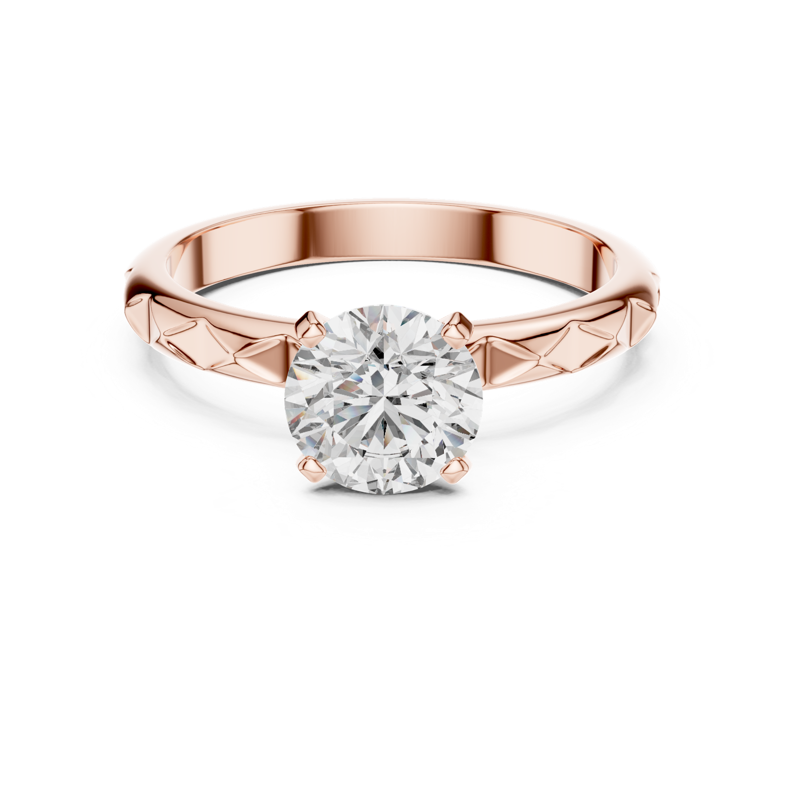 Gold Ring LR-0020, Rose Gold