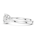 Gold Ring DDLR-540, White Gold, view 3
