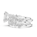 Gold Ring DDLR-946, White Gold, view 3