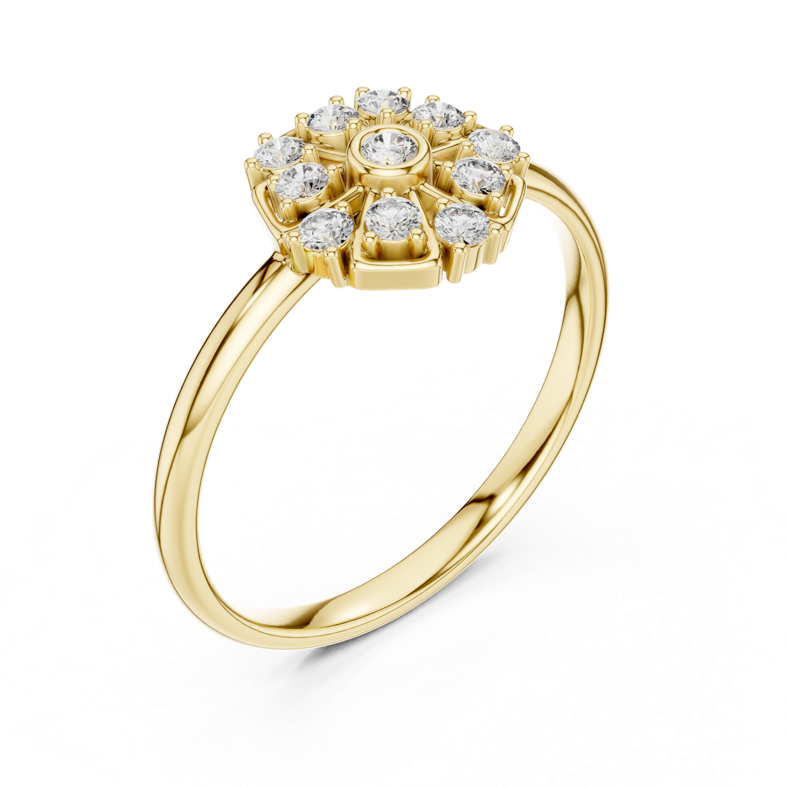 Gold Ring 1 (269), Yellow Gold, view 2