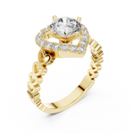 Gold Ring LR-0095, Yellow Gold, view 2