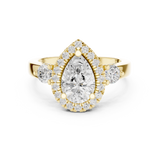 Gold Ring DDLR-280, Yellow Gold, view 4