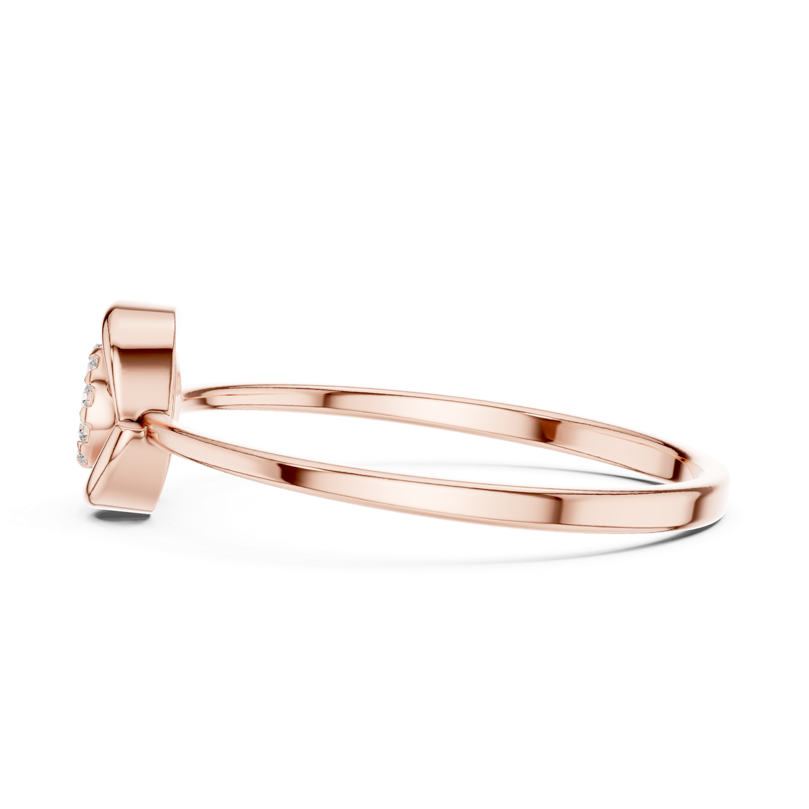 Gold Ring 1 (178), Rose Gold, view 3