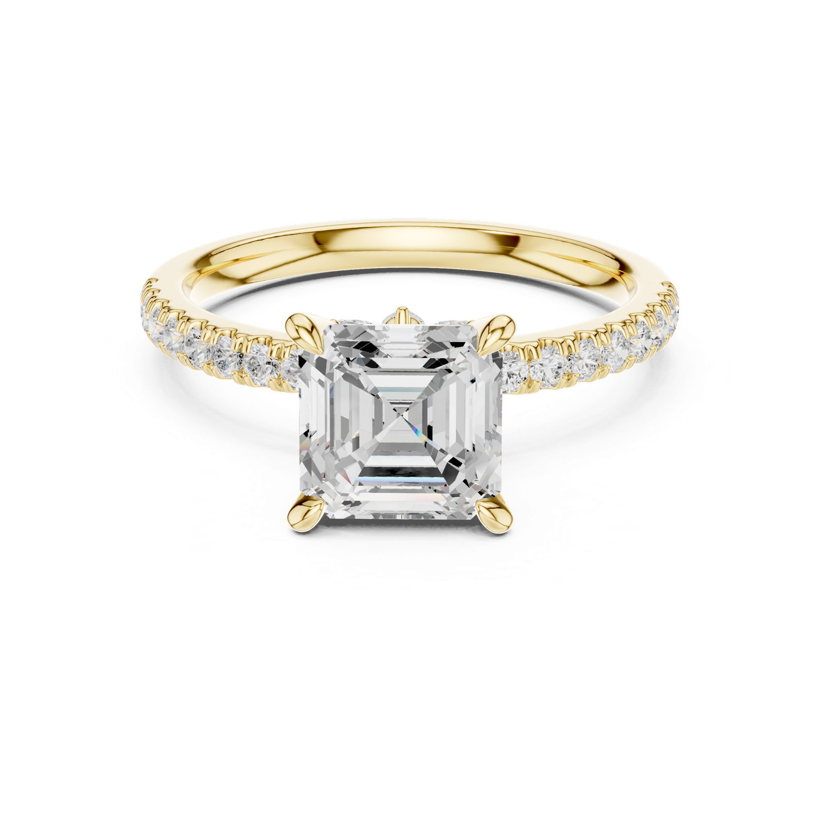 Gold Ring DDLR-1009, Yellow Gold