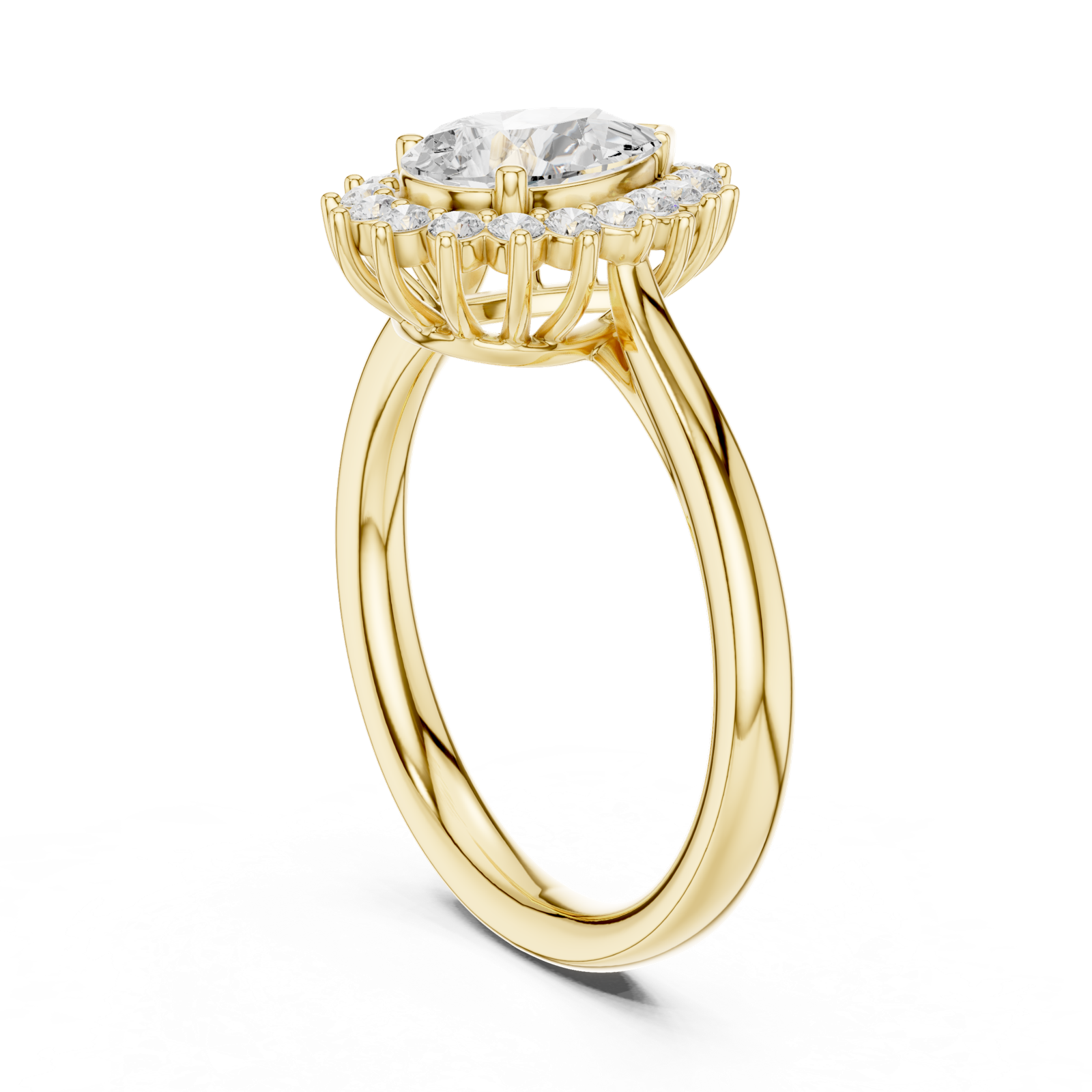 Gold Ring DDLR-699, Yellow Gold, view 1