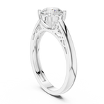 Gold Ring DDLR-815, White Gold, view 1