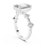 Gold Pendant 9-10021L_28, White Gold, view 1