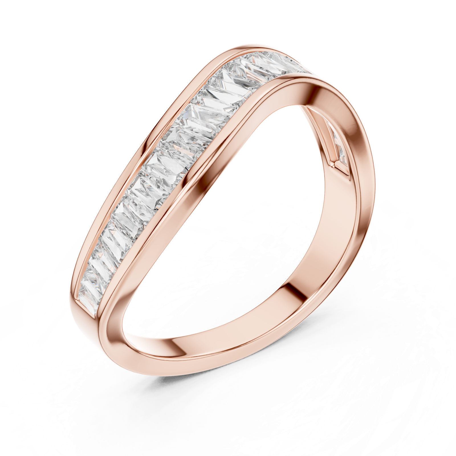 Gold Ring DDLR-009, Rose Gold, view 2