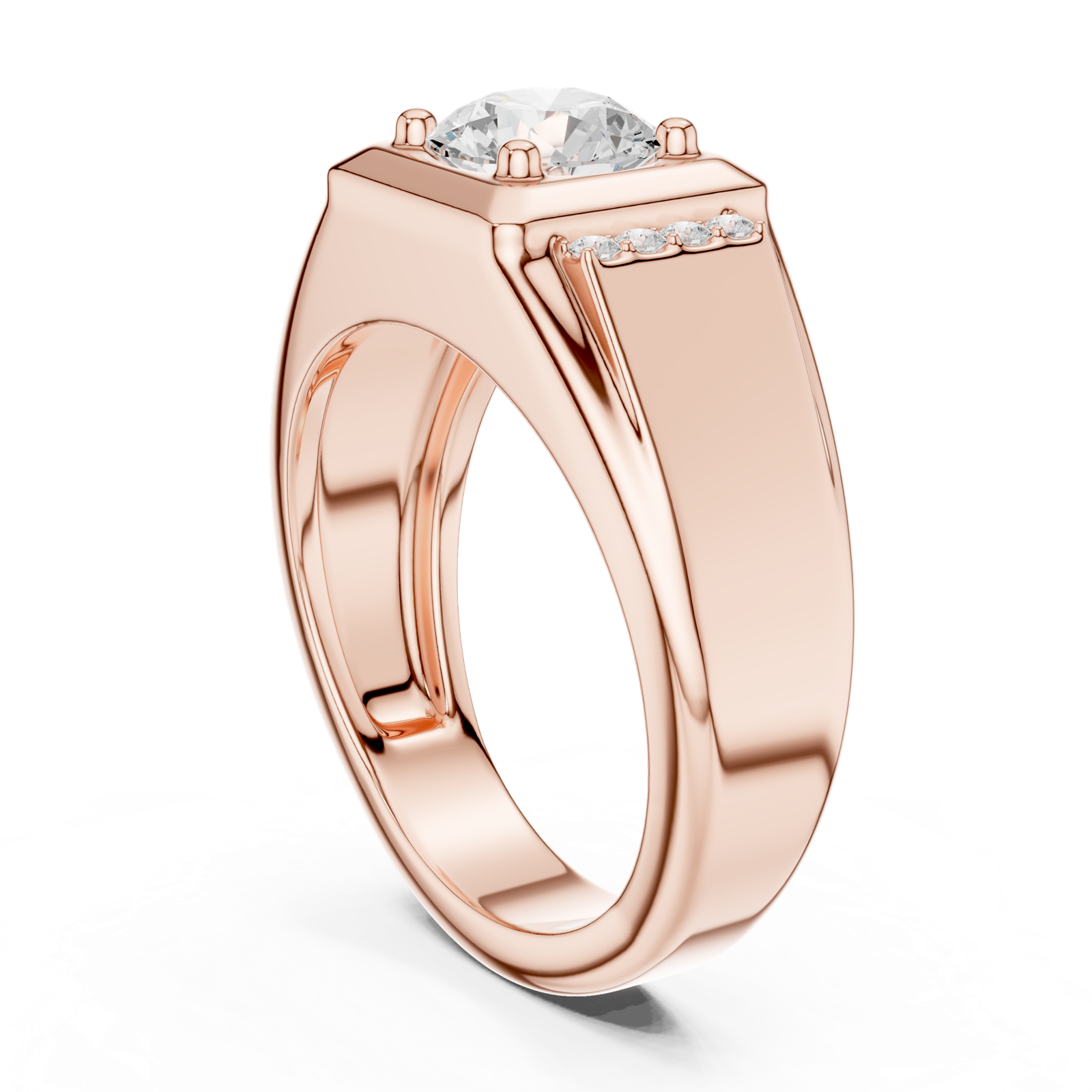 Gold Ring SBMR(47), Rose Gold