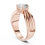 Gold Ring LR-0154, Rose Gold, view 1