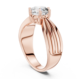 Gold Ring LR-0154, Rose Gold, view 1