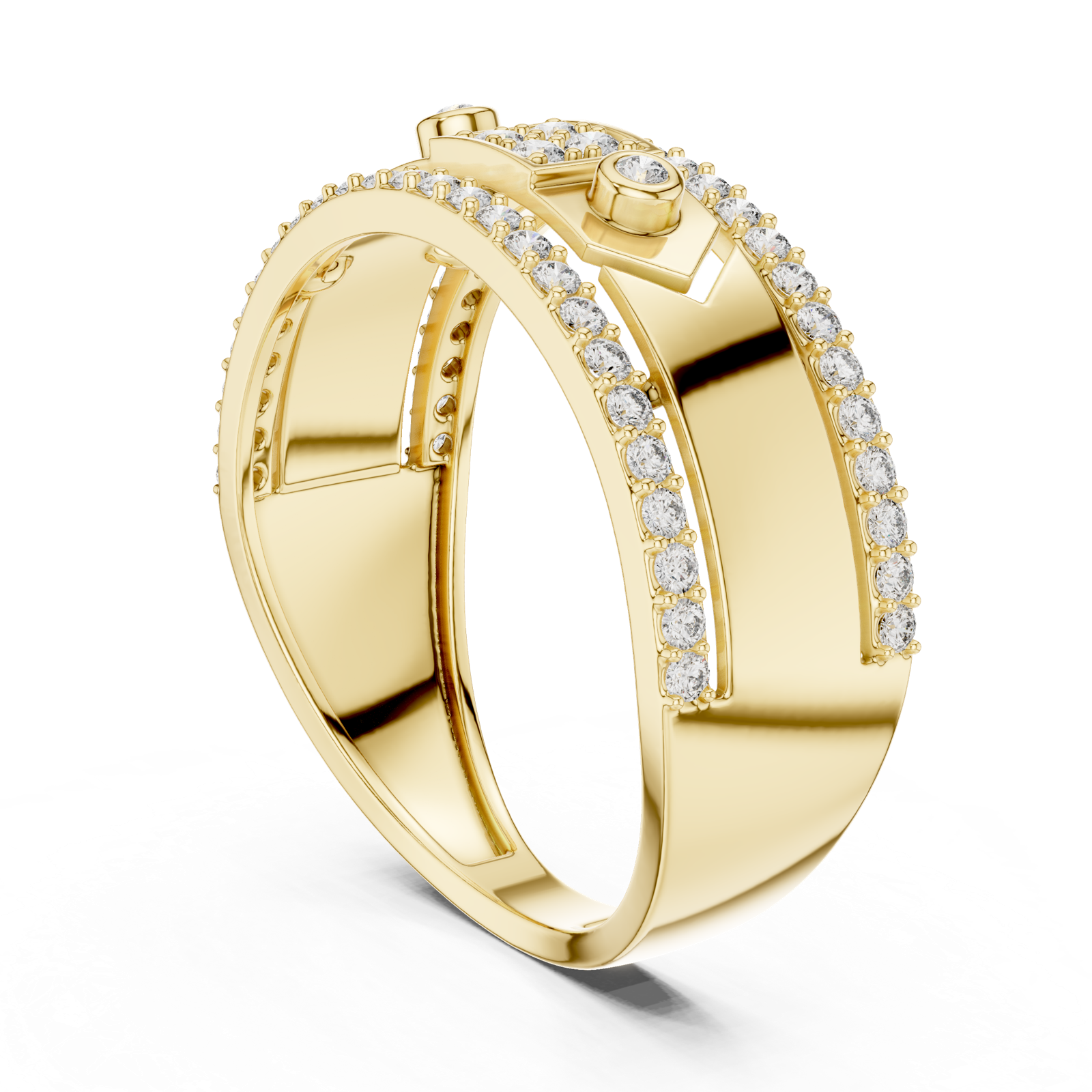 Gold Ring LR-01 (49), Yellow Gold