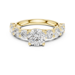 Gold Ring DDLR-657, Yellow Gold, view 4