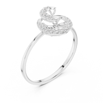 Gold Ring 1 (115), White Gold, view 2