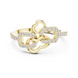 Gold Ring LR-01 (67), Yellow Gold, view 4