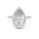 Gold Ring LR-0071, White Gold