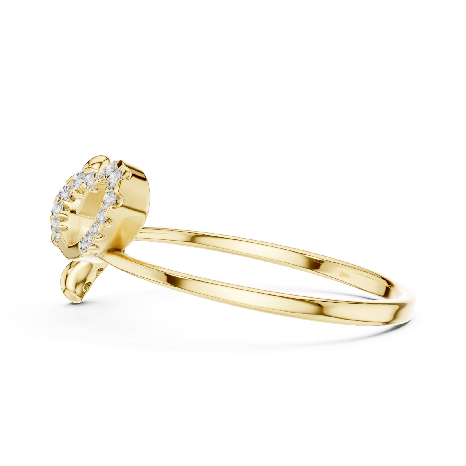 Gold Ring 1 (242), Yellow Gold, view 3