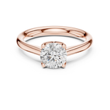 Gold Ring DDLR-563, Rose Gold, view 4