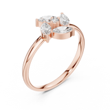 Gold Ring Ledis Ring, Rose Gold, view 2