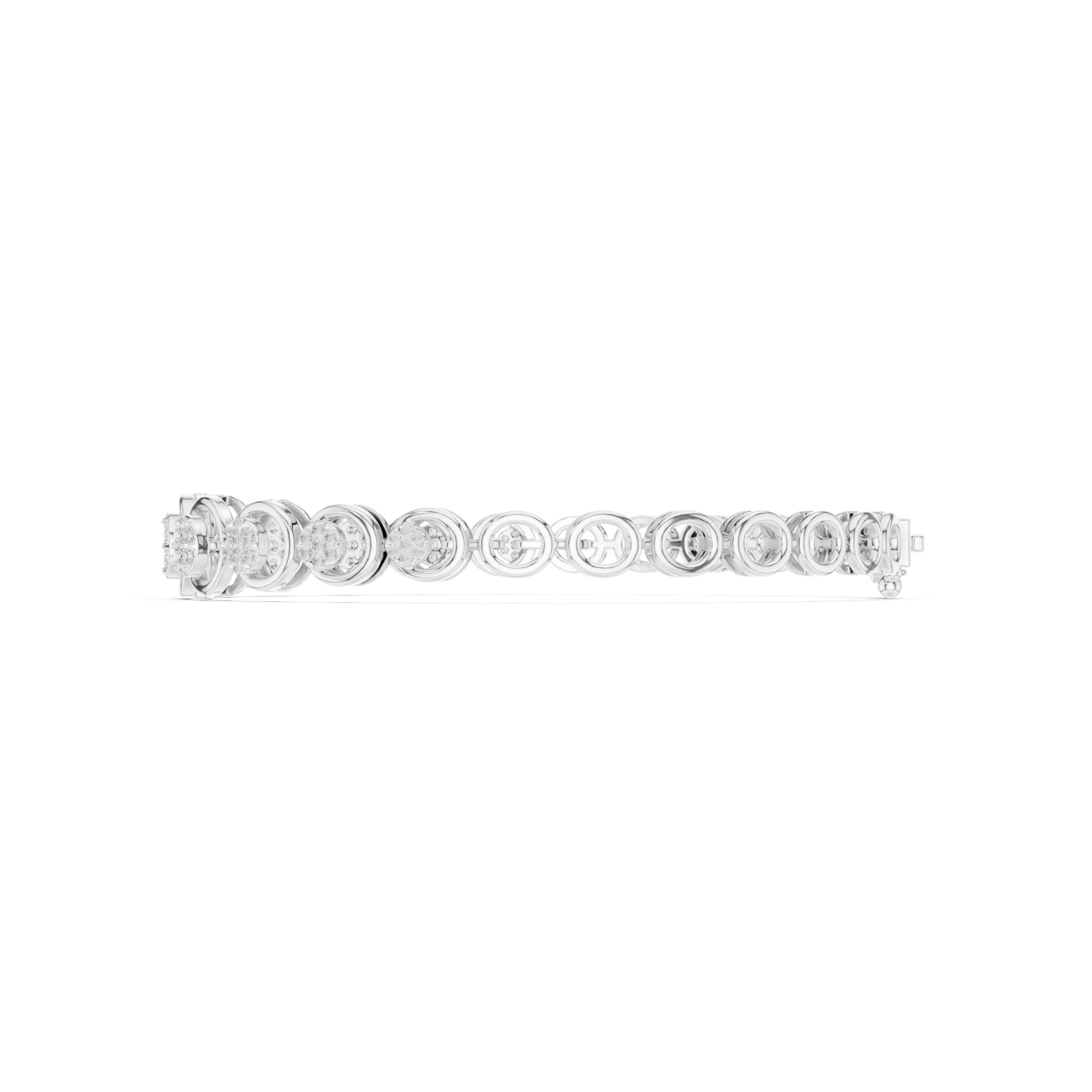 Gold Bracelet SBWB (10), White Gold, view 3