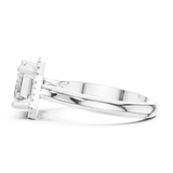 Gold Ring DDLR-332, White Gold, view 3