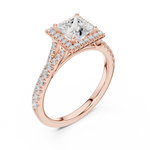 Gold Ring DDLR-912, Rose Gold, view 2